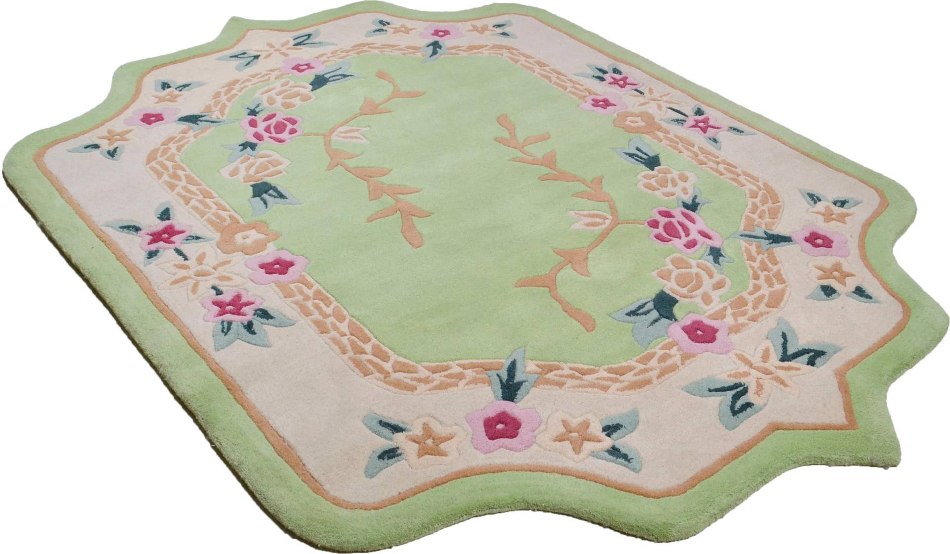 THEKO Wollteppich »Lifou«, blumenförmig, 14 mm Höhe, reine Wolle, handgewebt, ideal im Wohnzimmer & Schlafzimmer THEKO Wollteppich »Lifou«, blumenförmig, 14 mm Höhe, reine Wolle, handgewebt, ideal im Wohnzimmer & Schlafzimmer von THEKO