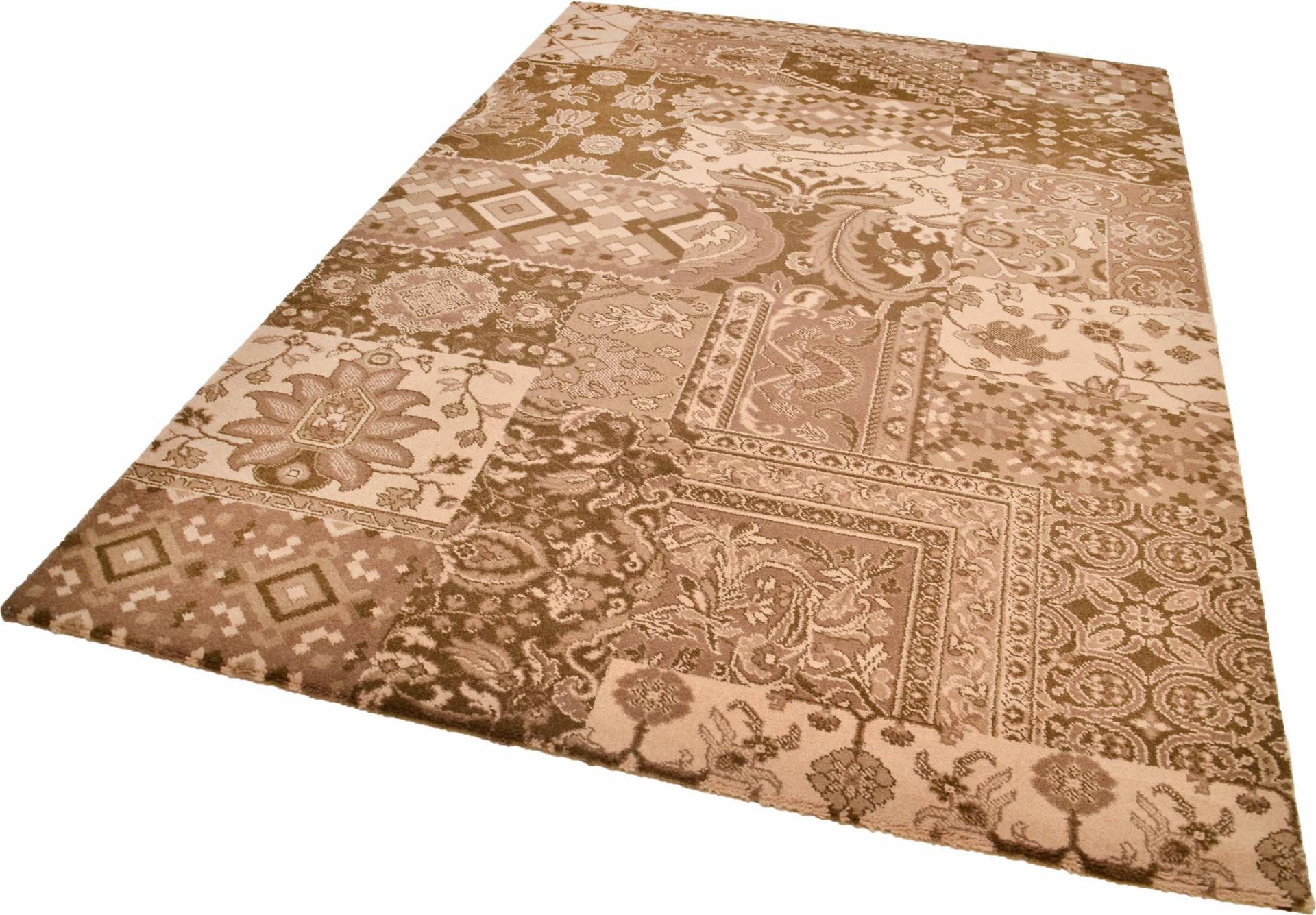 THEKO Teppich »Timeless 3«, rechteckig, 12 mm Höhe, Kurzflor, florales Patchwork Design, 80% Schurwolle, Wohnzimmer THEKO Teppich »Timeless 3«, rechteckig, 12 mm Höhe, Kurzflor, florales Patchwork Design, 80% Schurwolle, Wohnzimmer von THEKO