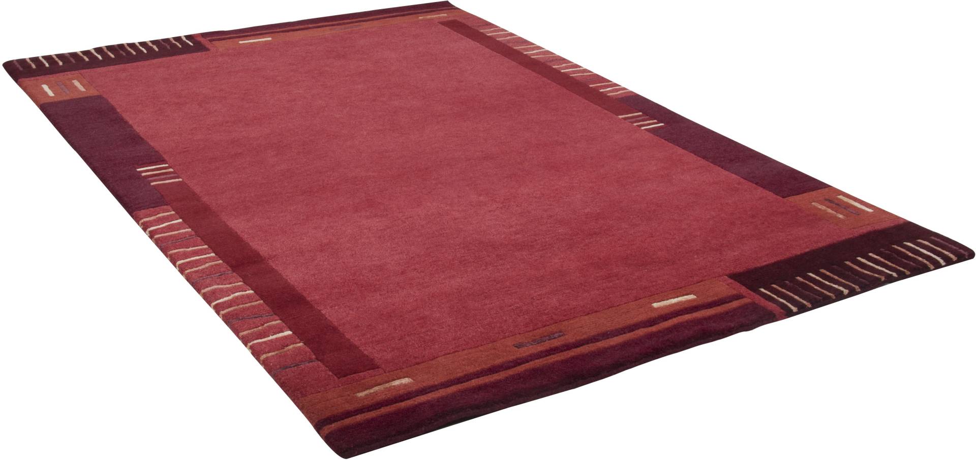 THEKO Wollteppich »Kailash 110«, rechteckig, 20 mm Höhe, reine Wolle, handgeknüpft, mit Bordüre THEKO Wollteppich »Kailash 110«, rechteckig, 20 mm Höhe, reine Wolle, handgeknüpft, mit Bordüre von THEKO