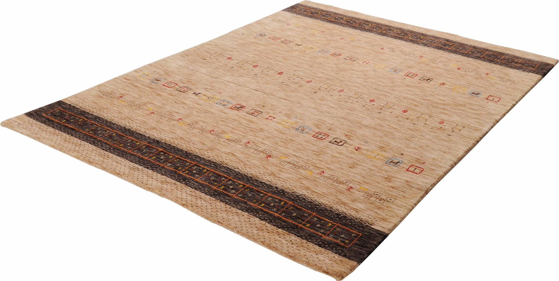 THEKO Wollteppich »Lori Star Gold«, rechteckig, 12 mm Höhe, reine Wolle, handgewebt, ideal im Wohnzimmer & Schlafzimmer THEKO Wollteppich »Lori Star Gold«, rechteckig, 12 mm Höhe, reine Wolle, handgewebt, ideal im Wohnzimmer & Schlafzimmer von THEKO
