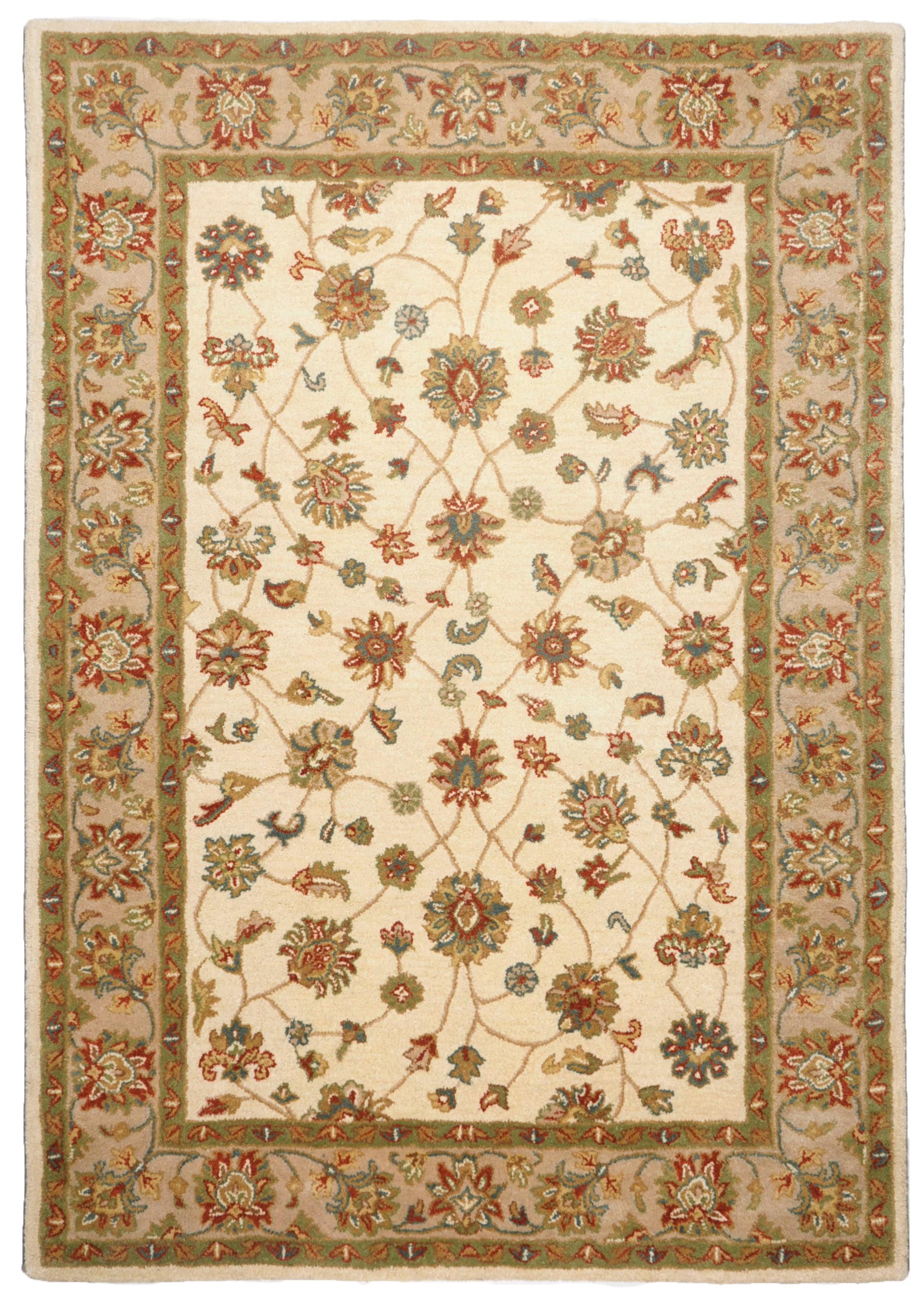 THEKO Wollteppich »Royal Ziegler 503«, rechteckig, 14 mm Höhe, reine Wolle, handgetuftet, Orient-Optik, mit Bordüre THEKO Wollteppich »Royal Ziegler 503«, rechteckig, 14 mm Höhe, reine Wolle, handgetuftet, Orient-Optik, mit Bordüre von THEKO