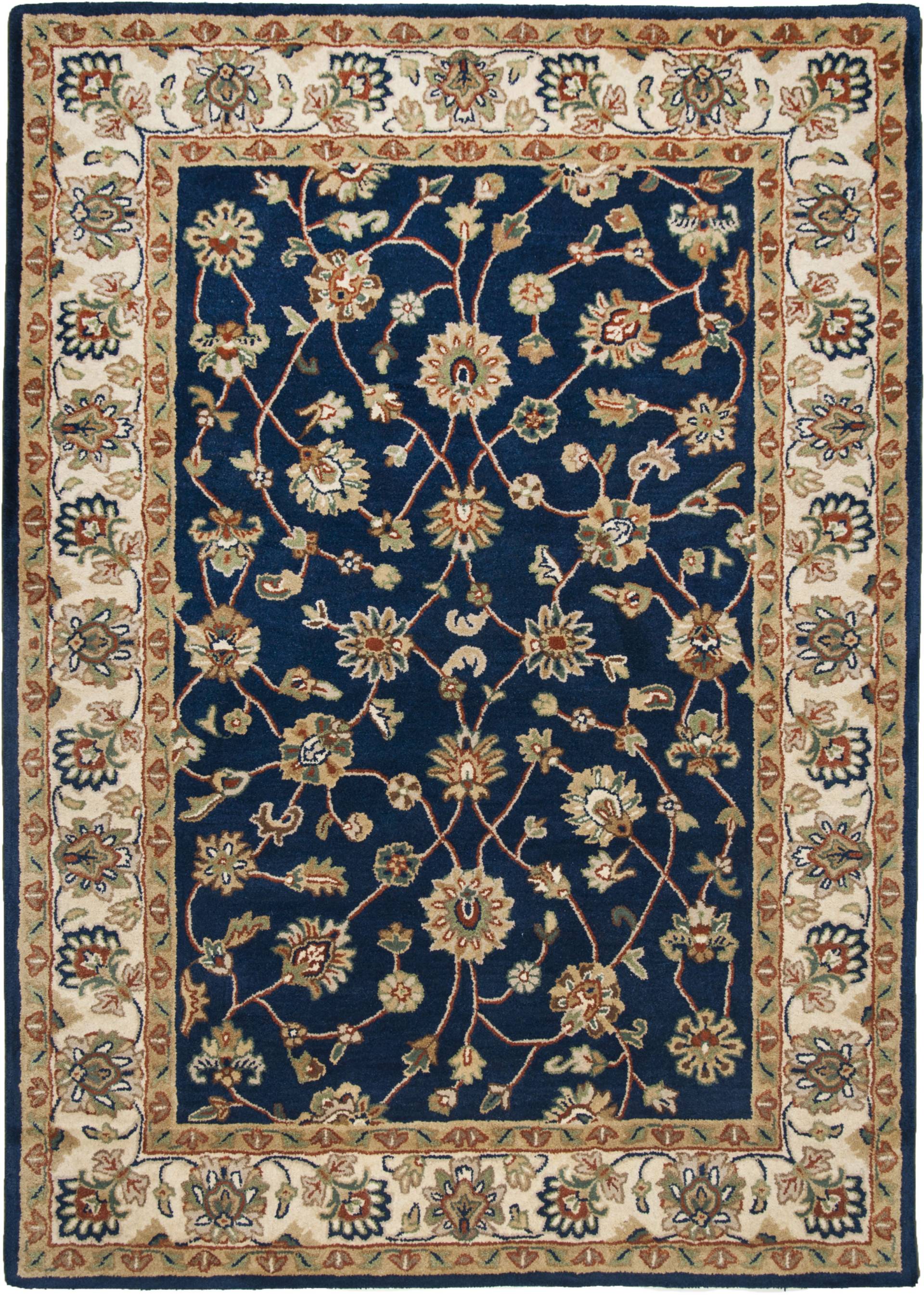 THEKO Wollteppich »Royal Ziegler 503«, rechteckig, 14 mm Höhe, reine Wolle, handgetuftet, Orient-Optik, mit Bordüre THEKO Wollteppich »Royal Ziegler 503«, rechteckig, 14 mm Höhe, reine Wolle, handgetuftet, Orient-Optik, mit Bordüre von THEKO