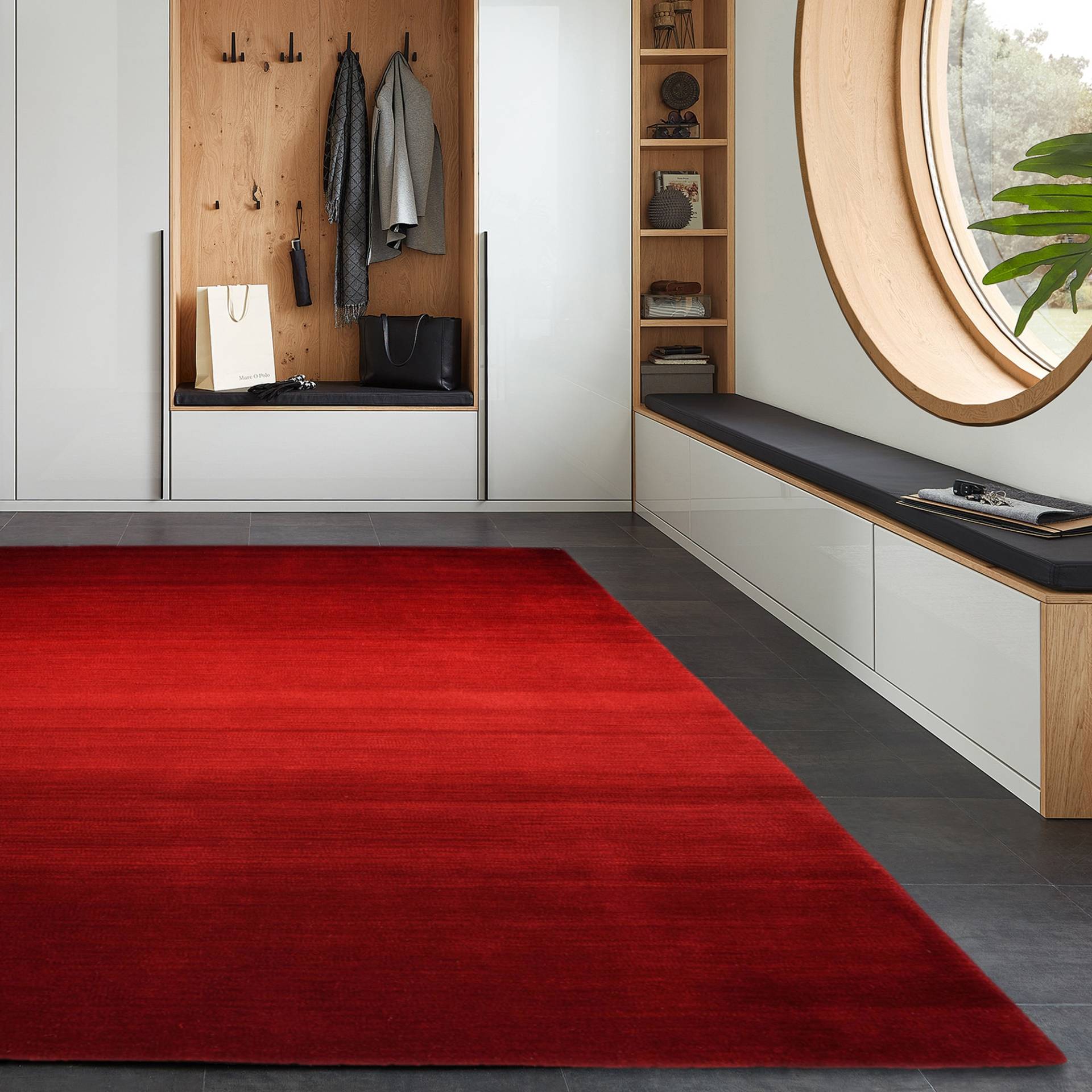 THEKO Wollteppich »Wool Comfort«, rechteckig, 15 mm Höhe, Handweb Teppich, reine Wolle, handgewebt, brilliante Farben, Scandi THEKO Wollteppich »Wool Comfort«, rechteckig, 15 mm Höhe, Handweb Teppich, reine Wolle, handgewebt, brilliante Farben, Scandi von THEKO