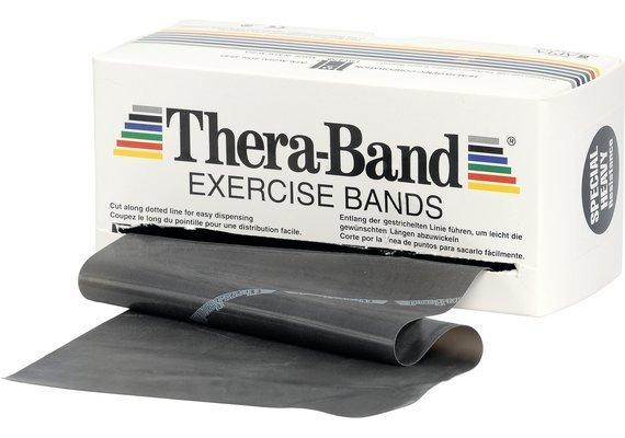 Thera-band® Übungsband 5.5 M X 12.8 Schwarz Damen Schwarz Leicht 1 pezzo von THERA-BAND