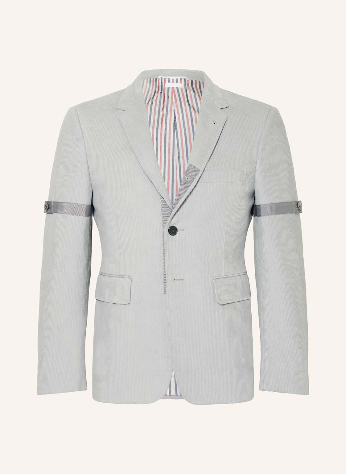 Thom Browne. Anzugsakko Extra Slim Fit Aus Cord grau von THOM BROWNE.