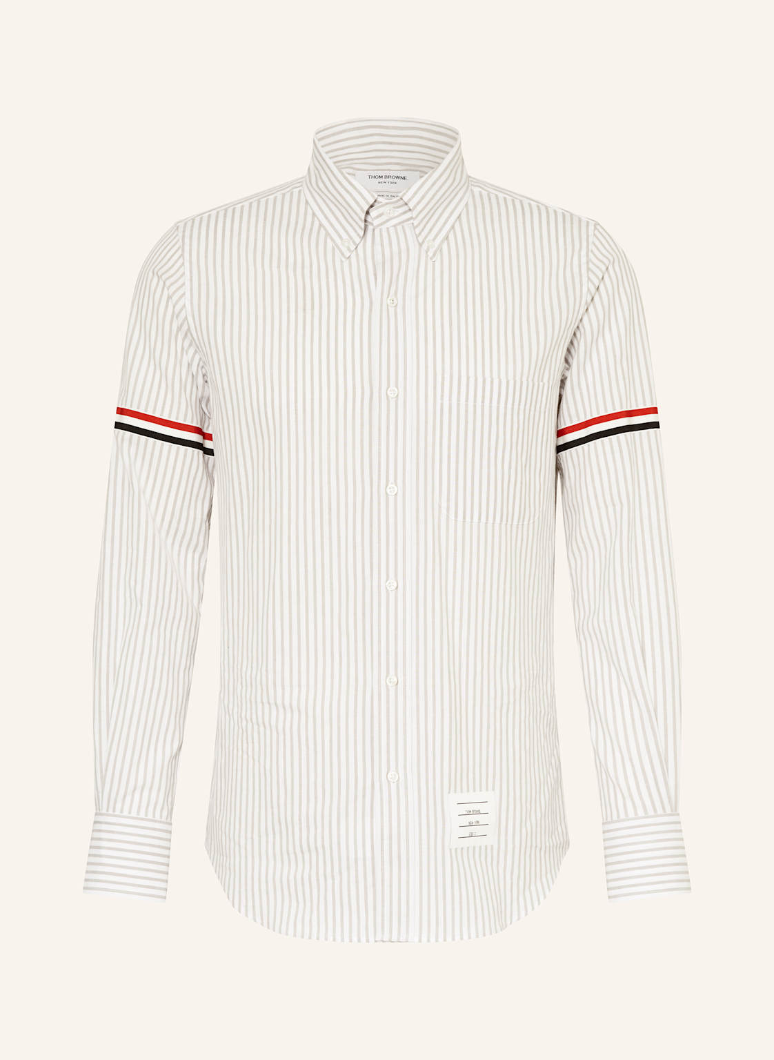 Thom Browne. Hemd Regular Fit grau Thom Browne. Hemd Regular Fit grau von THOM BROWNE.
