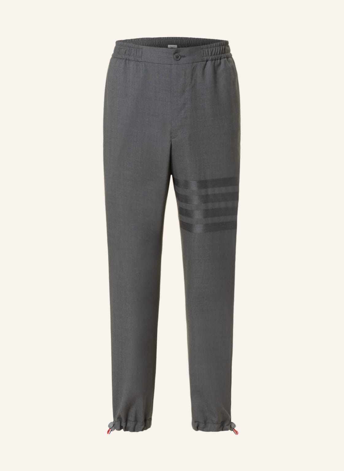 Thom Browne. Hose Im Jogging-Stil Extra Slim Fit grau von THOM BROWNE.