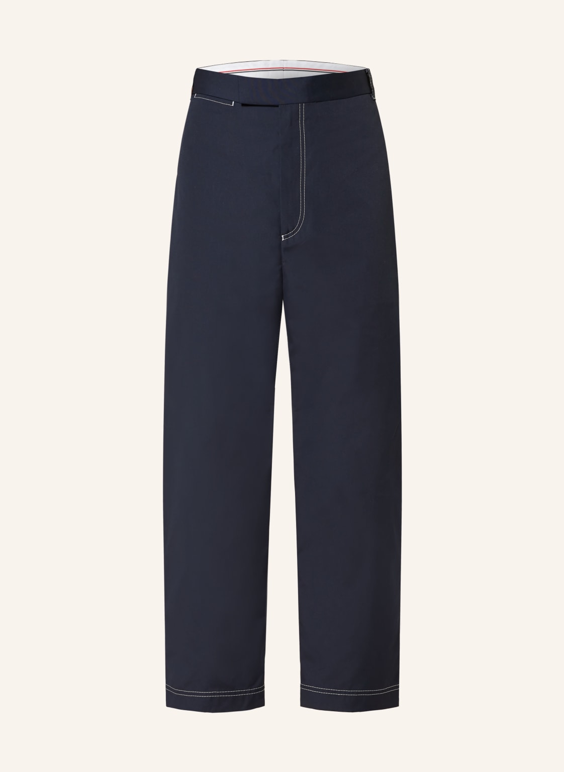 Thom Browne. Hose Regular Fit blau von THOM BROWNE.