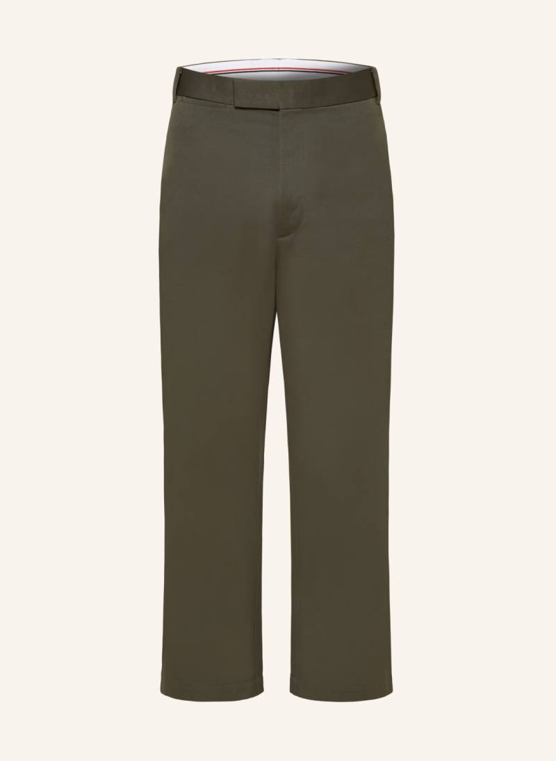 Thom Browne. Hose Regular Fit gruen von THOM BROWNE.