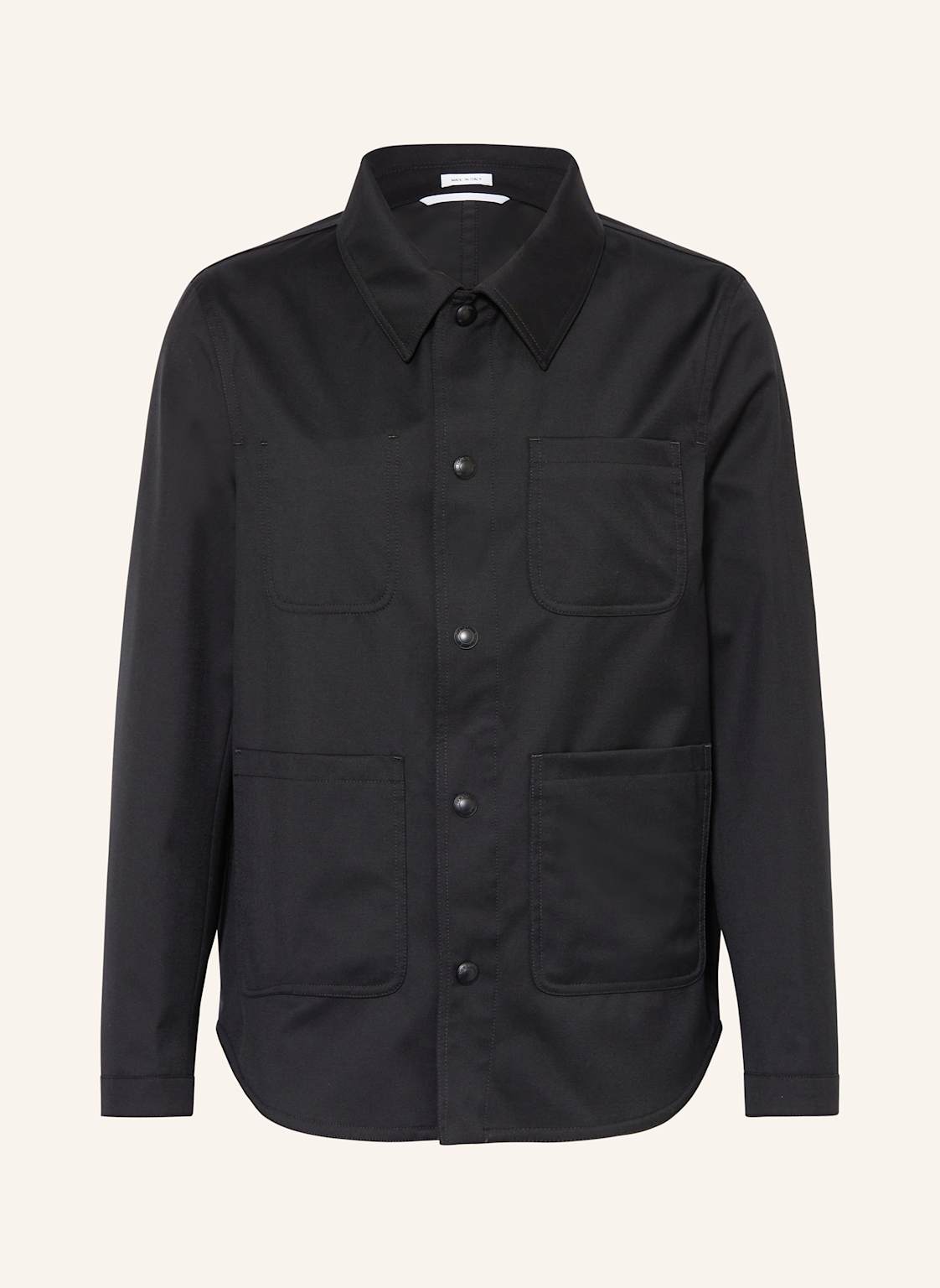 Thom Browne. Overjacket schwarz Thom Browne. Overjacket schwarz von THOM BROWNE.