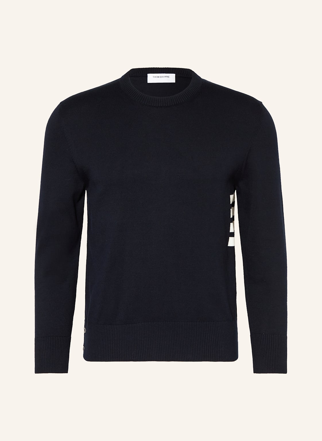 Thom Browne. Pullover blau von THOM BROWNE.