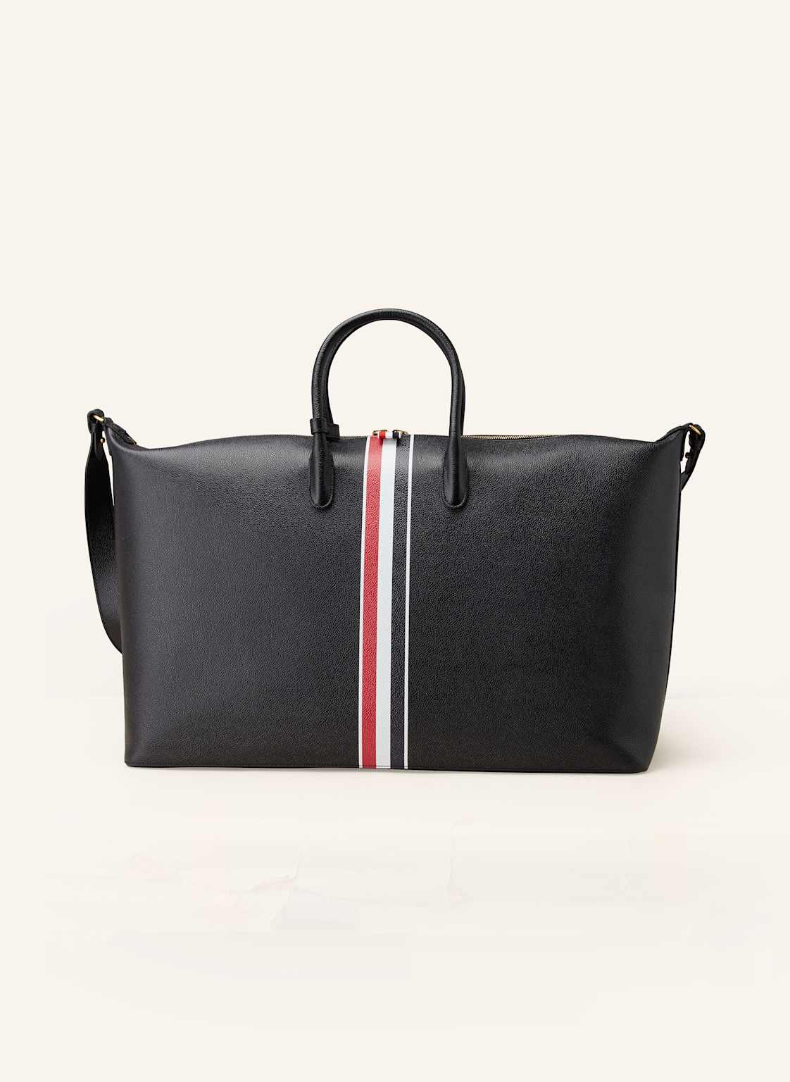 Thom Browne. Reisetasche schwarz von THOM BROWNE.