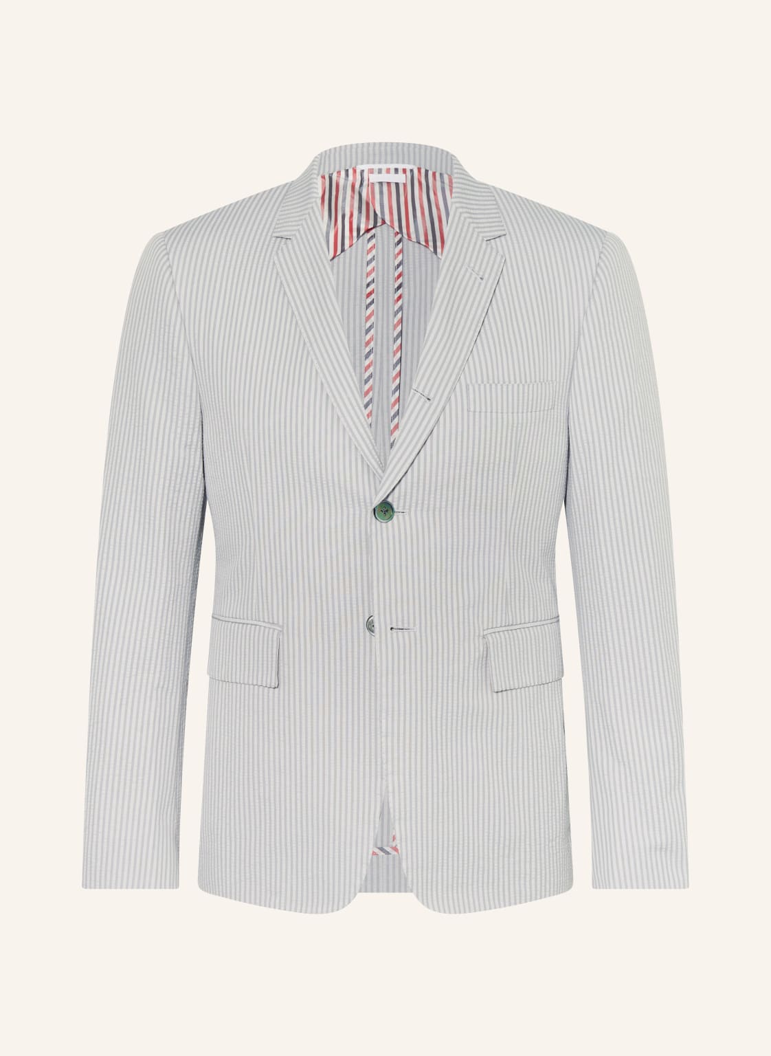 Thom Browne. Sakko Extra Slim Fit grau von THOM BROWNE.