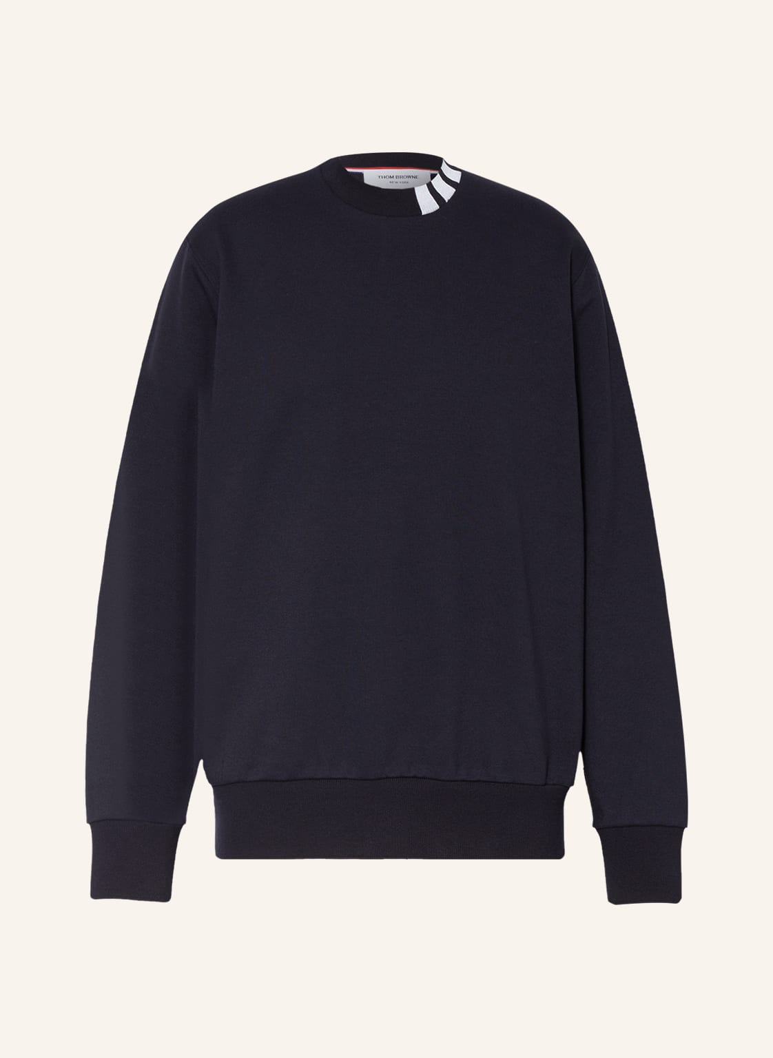 Thom Browne. Sweatshirt blau von THOM BROWNE.