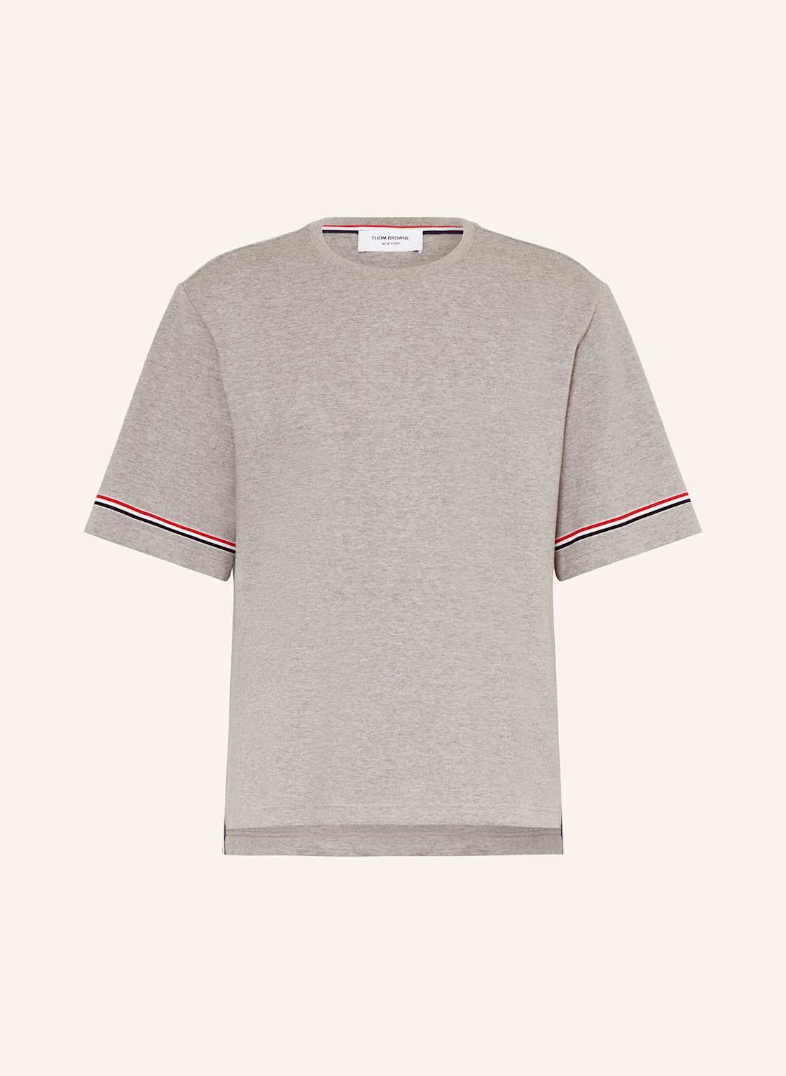 Thom Browne. T-Shirt grau von THOM BROWNE.