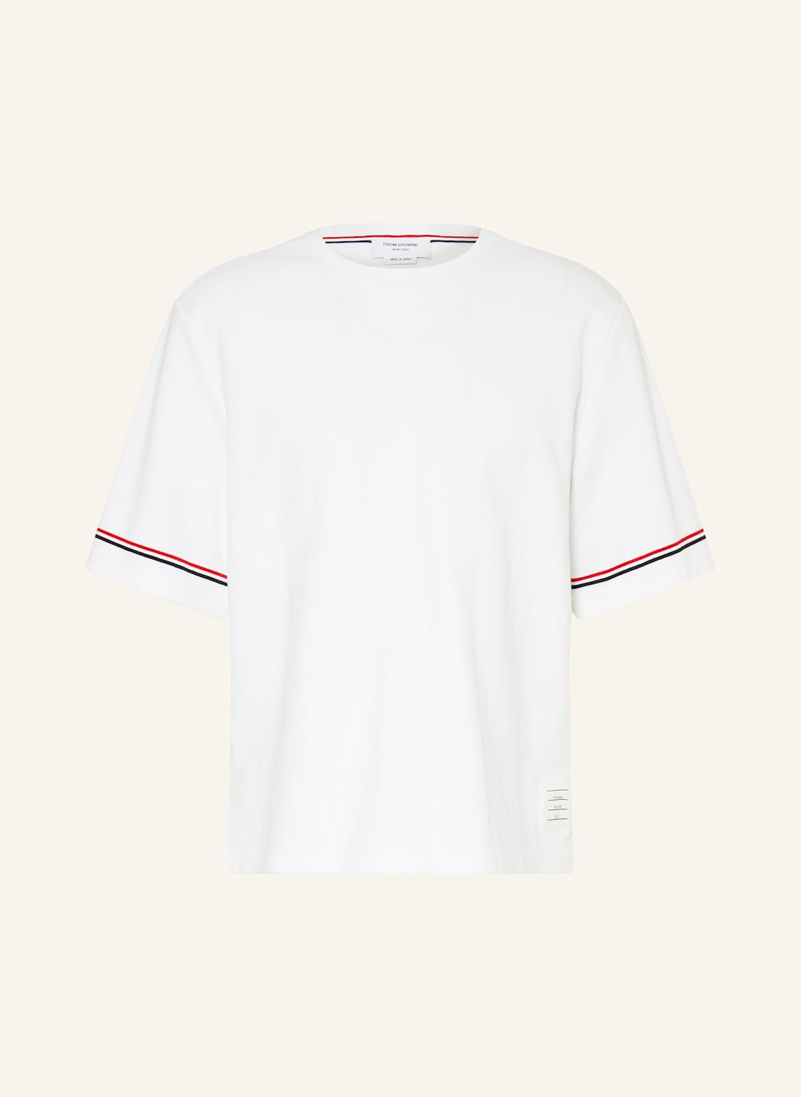 Thom Browne. T-Shirt weiss Thom Browne. T-Shirt weiss von THOM BROWNE.