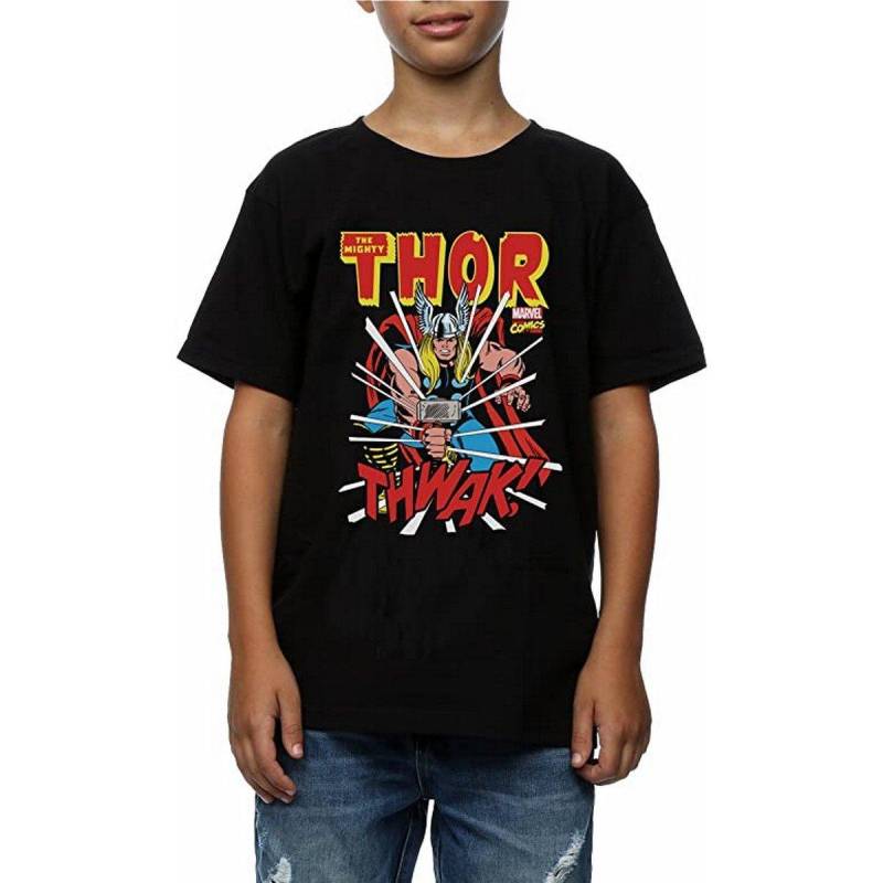 Thwak Tshirt Jungen Schwarz 116 von THOR