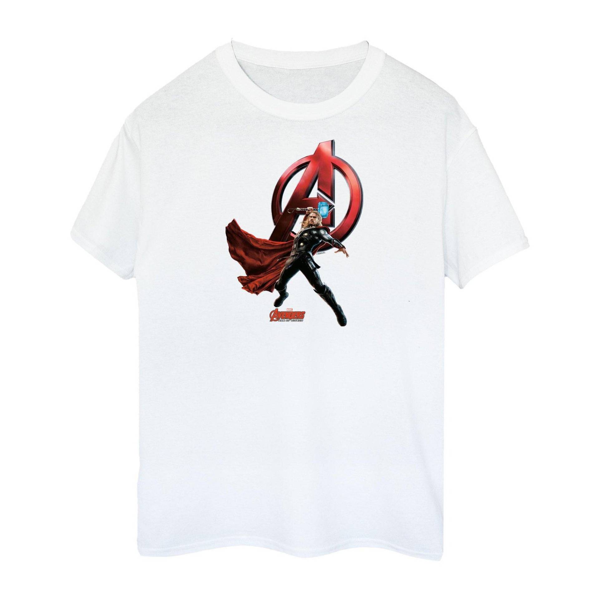 Tshirt Herren Weiss L von THOR