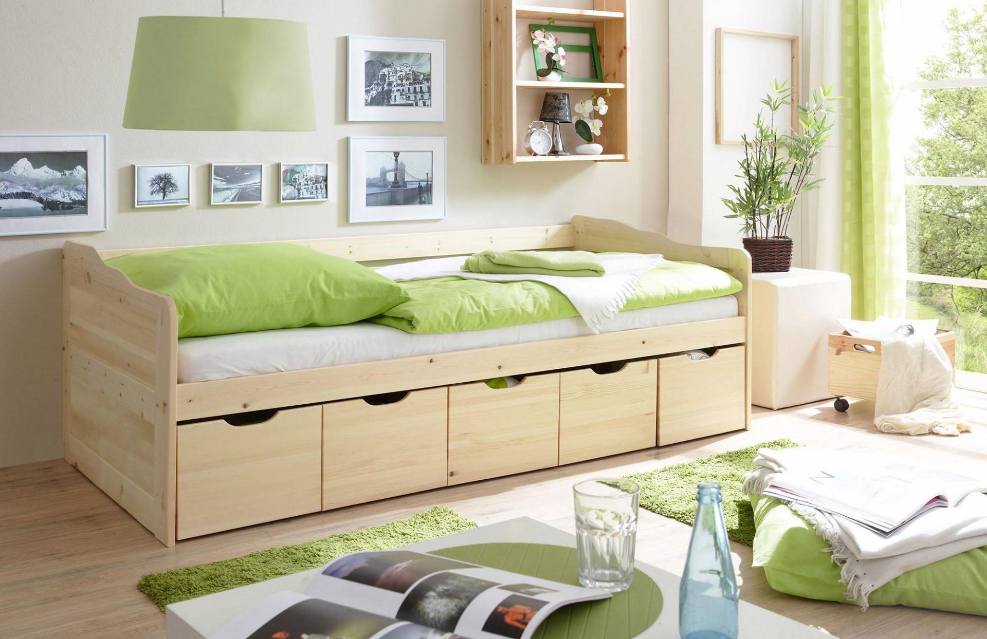 Ticaa Funktionsbett »Maria«, mit 5 Schubkästen, wahlweise mit Matratze Ticaa Funktionsbett »Maria«, mit 5 Schubkästen, wahlweise mit Matratze von TICAA