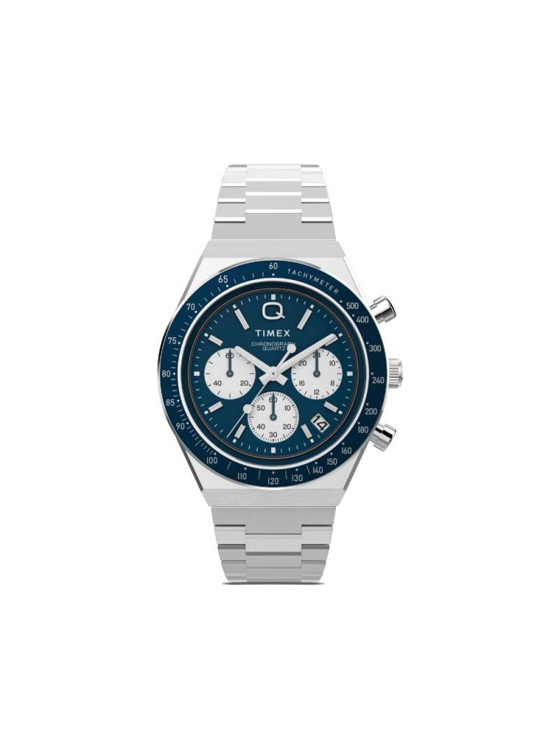 TIMEX Q Timex Chronograph 40mm - Blue von TIMEX