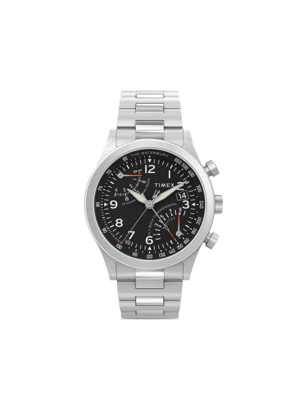 TIMEX Waterbury Traditional Fly Back Chronograph 43mm - Black von TIMEX