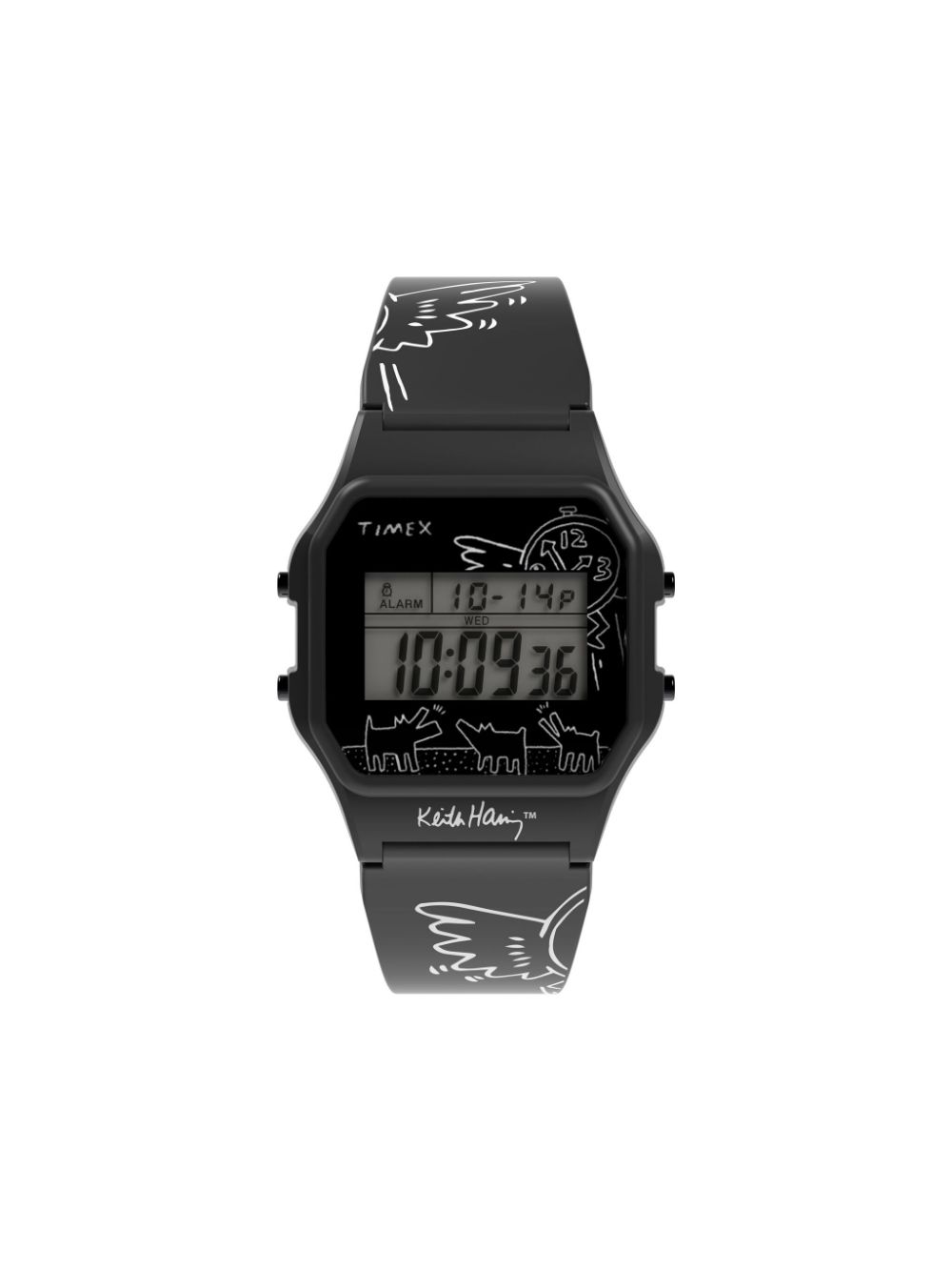 TIMEX x Keith Haring T80 34mm - Black von TIMEX