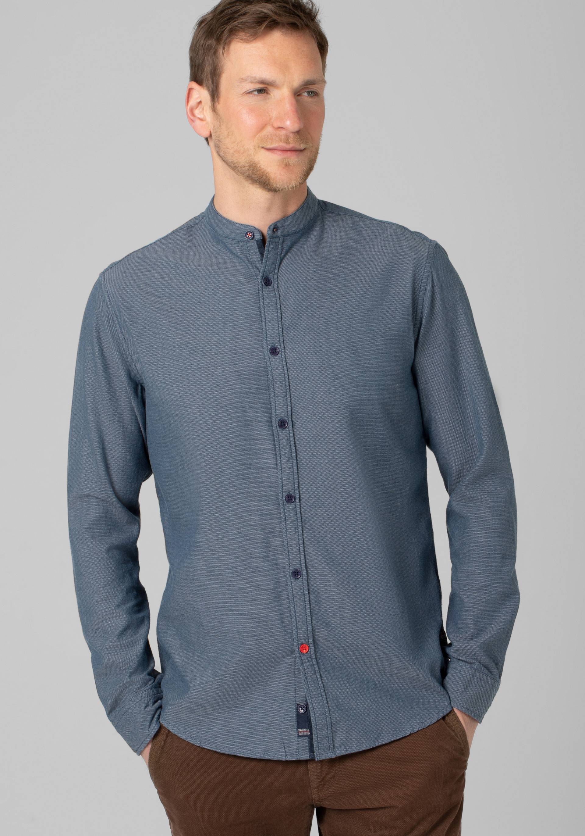 TIMEZONE Langarmhemd »Stand-up-collar Shirt« von TIMEZONE