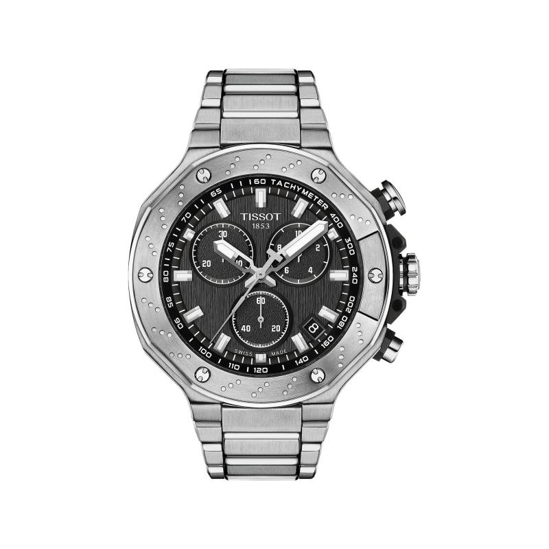 Chronograph Uhr Herren Silber 45mm von TISSOT