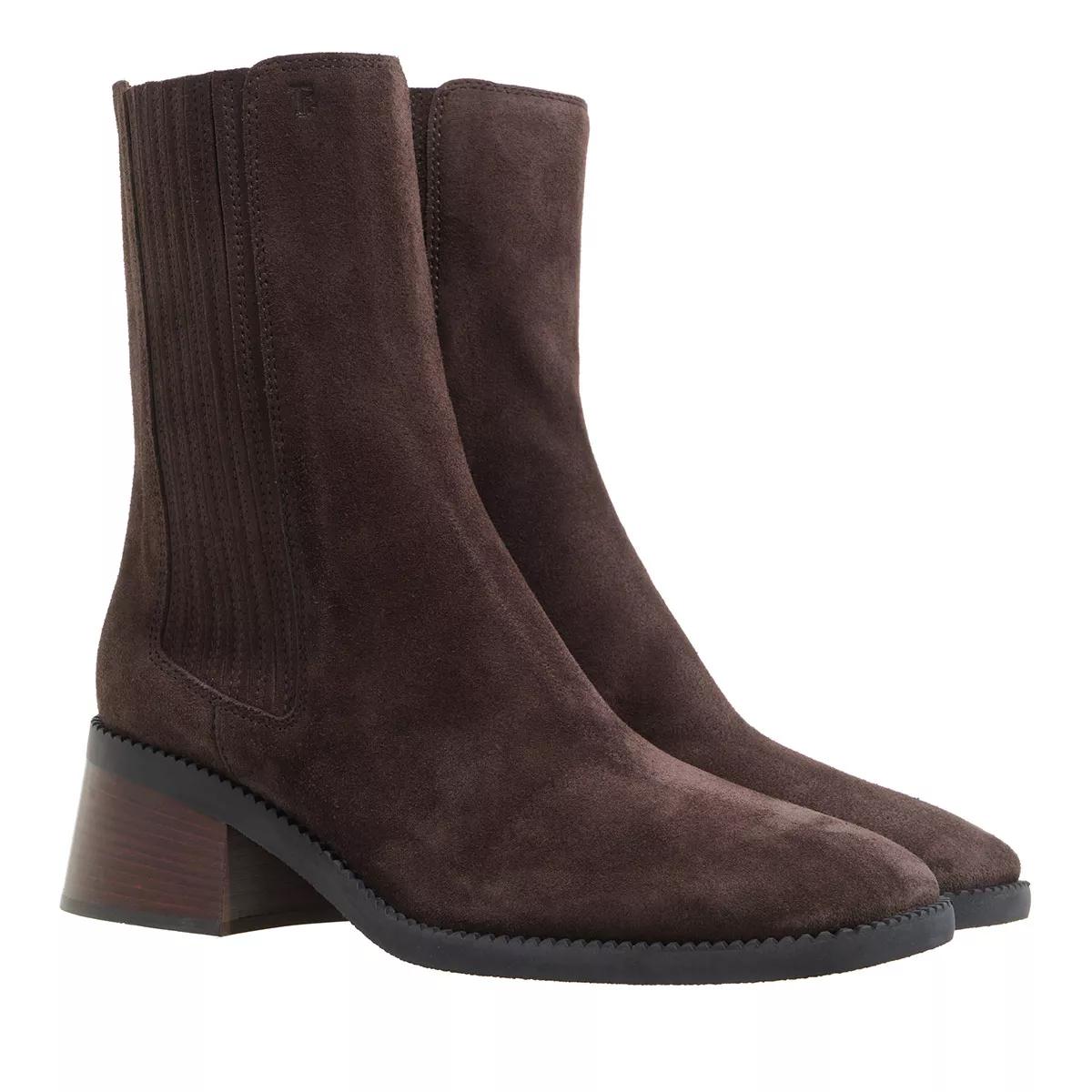 Tod's Boots & Stiefeletten - Chelsea Boots Suede - Gr. 41 (EU) - in Braun - für Damen von TOD'S