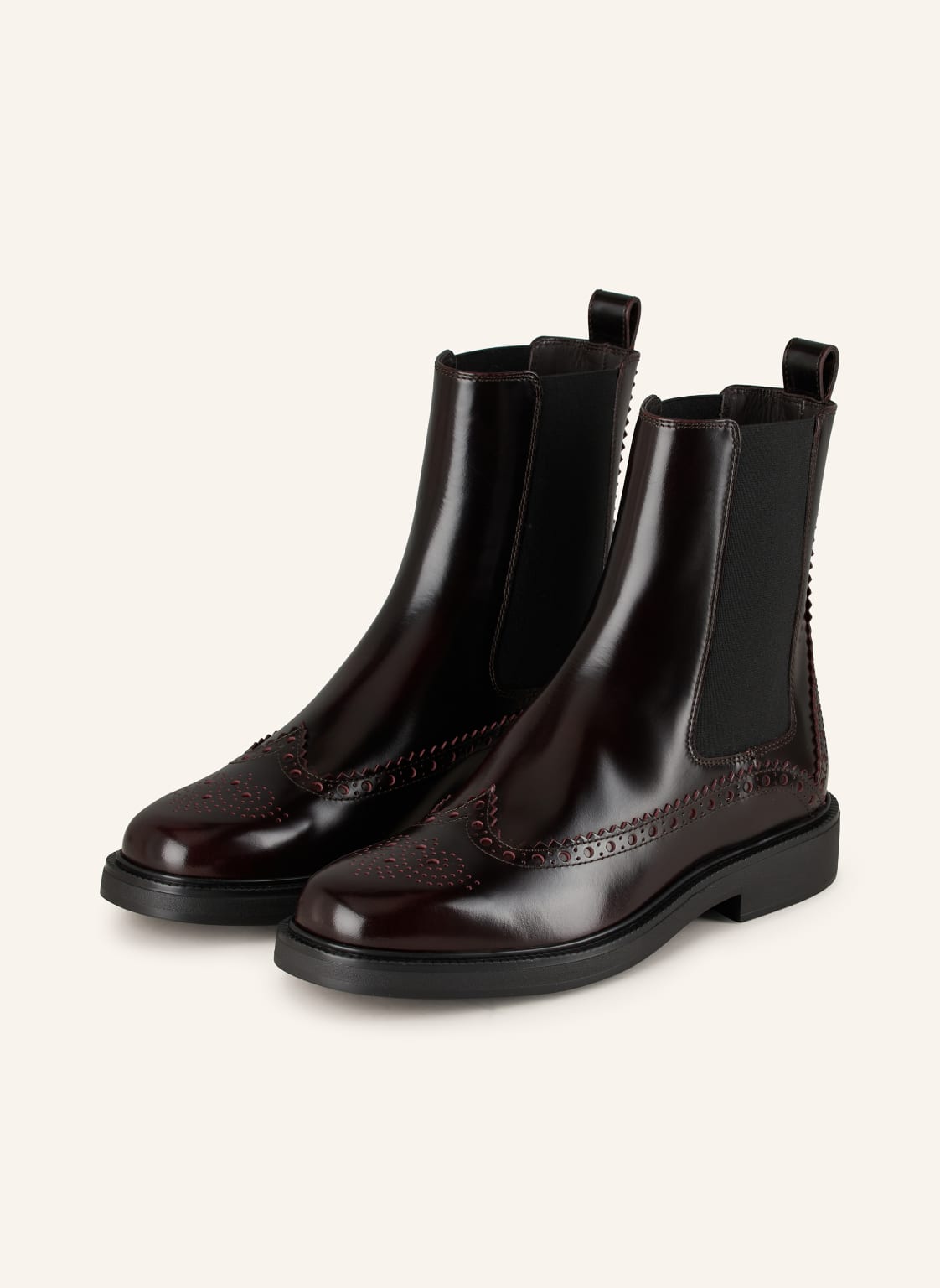 Tod's Chelsea-Boots rot von TOD'S