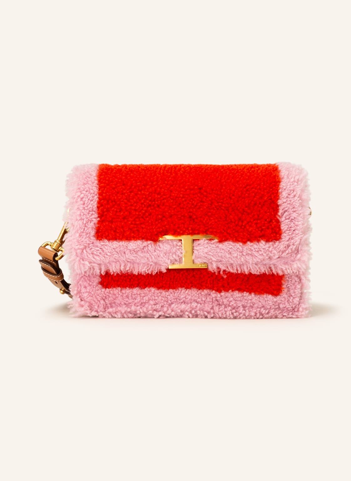 Tod's Handtasche Mit Kunstfell rot Tod's Handtasche Mit Kunstfell rot von TOD'S