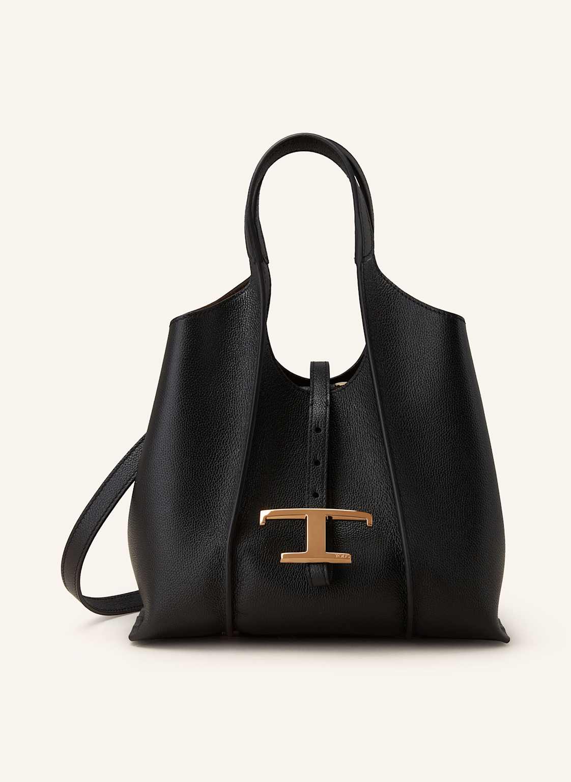 Tod's Handtasche Timeless Mini Mit Pouch schwarz von TOD'S