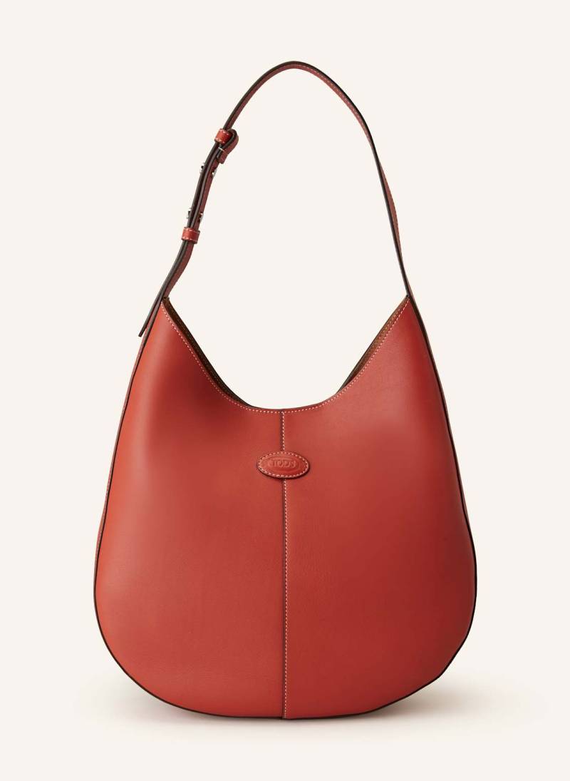 Tod's Hobo-Bag Mit Pouch rot von TOD'S