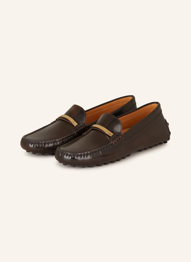 Tod's Lack-Mokassins braun von TOD'S