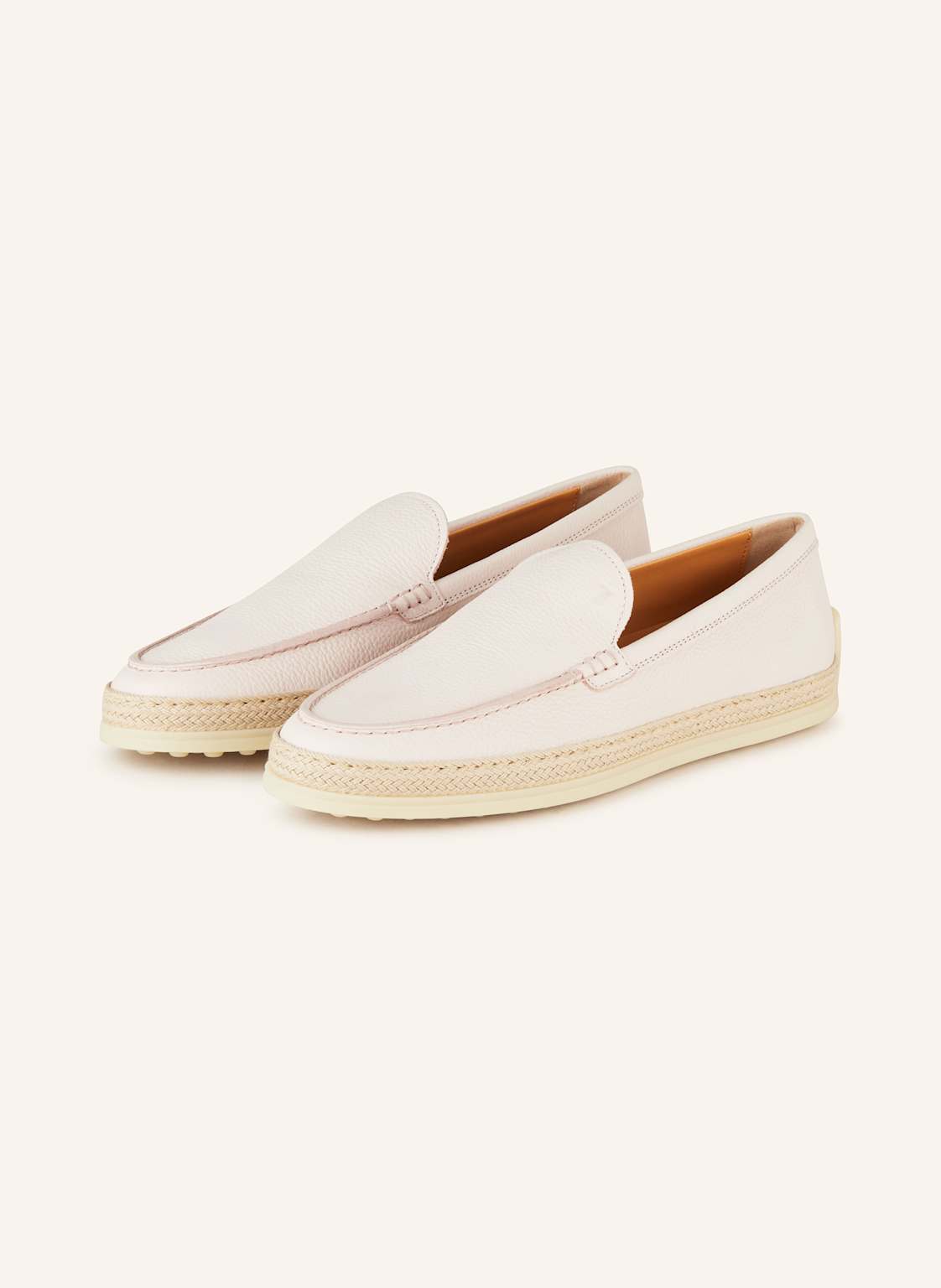 Tod's Loafer Gomma Rafia rosa von TOD'S