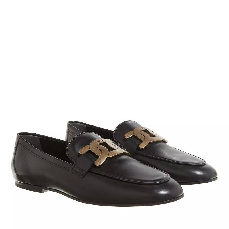 Tod's Loafers & Ballerinas - Kate Loafers Leather - Gr. 37 (EU) - in Schwarz - für Damen von TOD'S