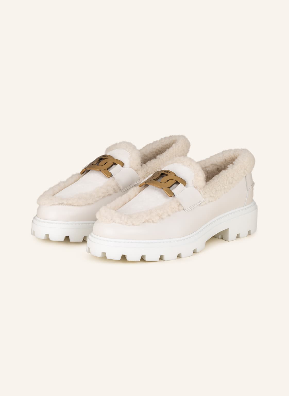 Tod's Mokassin Gomma weiss von TOD'S