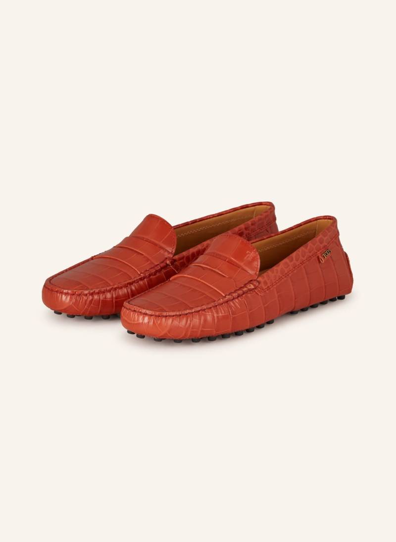 Tod's Mokassins Gommino orange von TOD'S