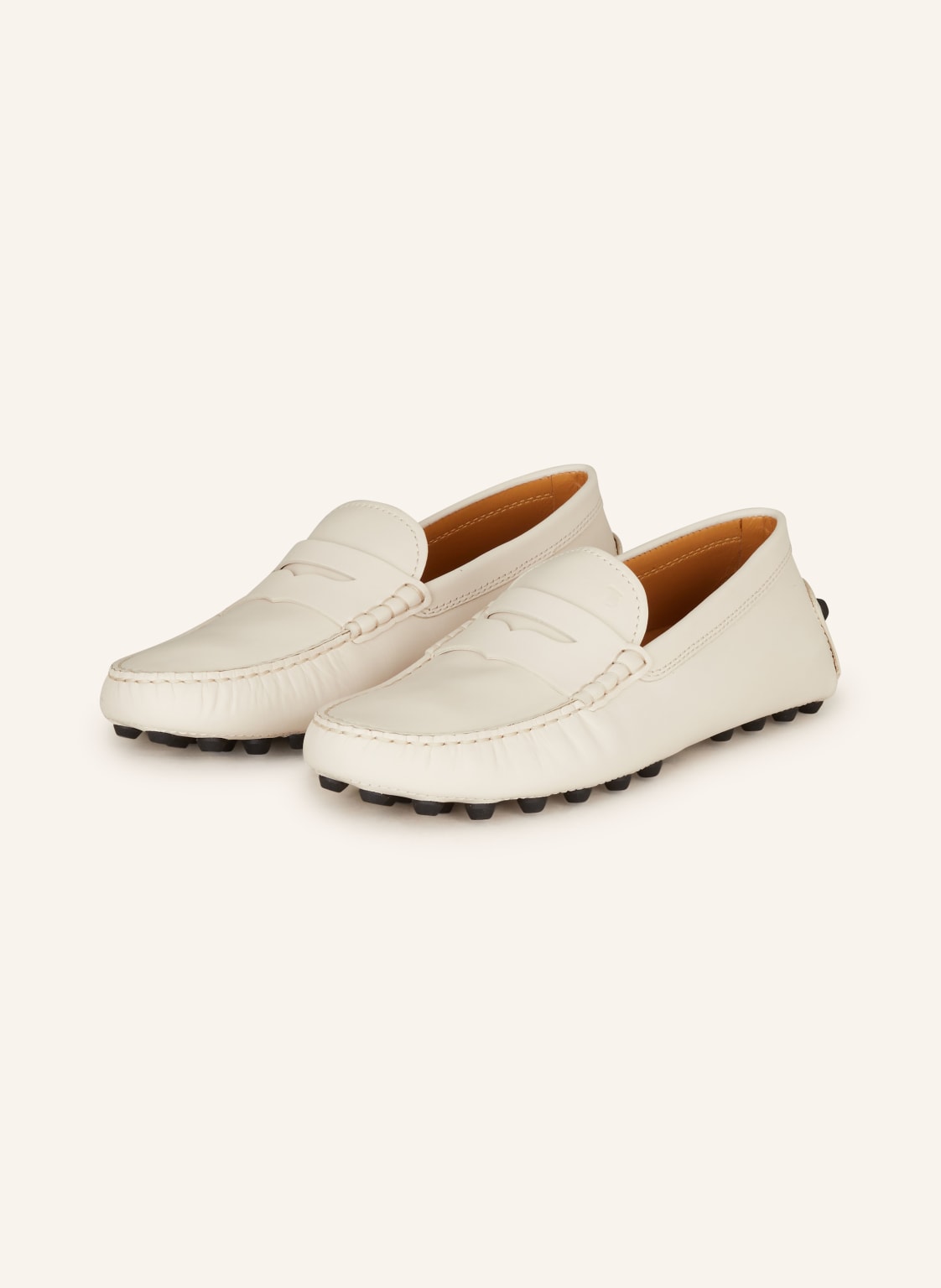 Tod's Mokassins Gommino weiss von TOD'S