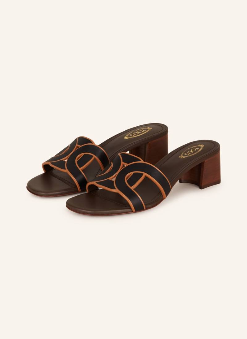 Tod's Mules schwarz von TOD'S