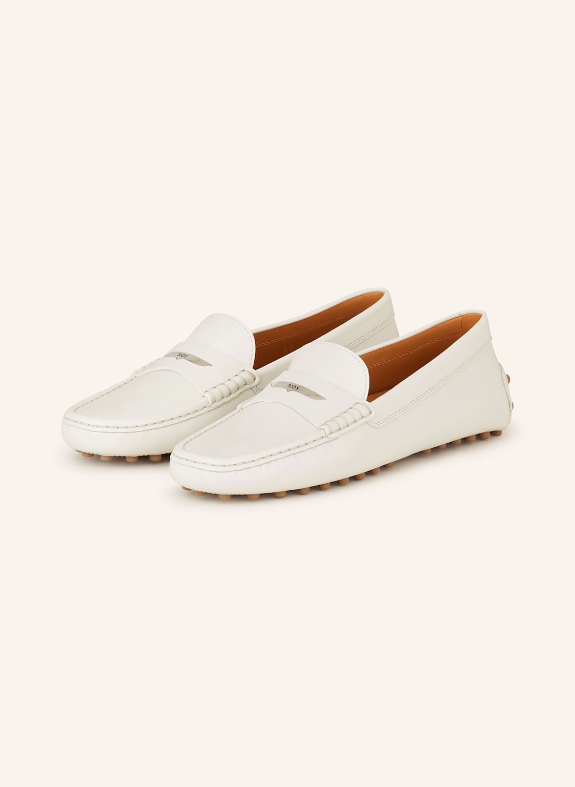 Tod's Penny-Loafer Gommino weiss von TOD'S