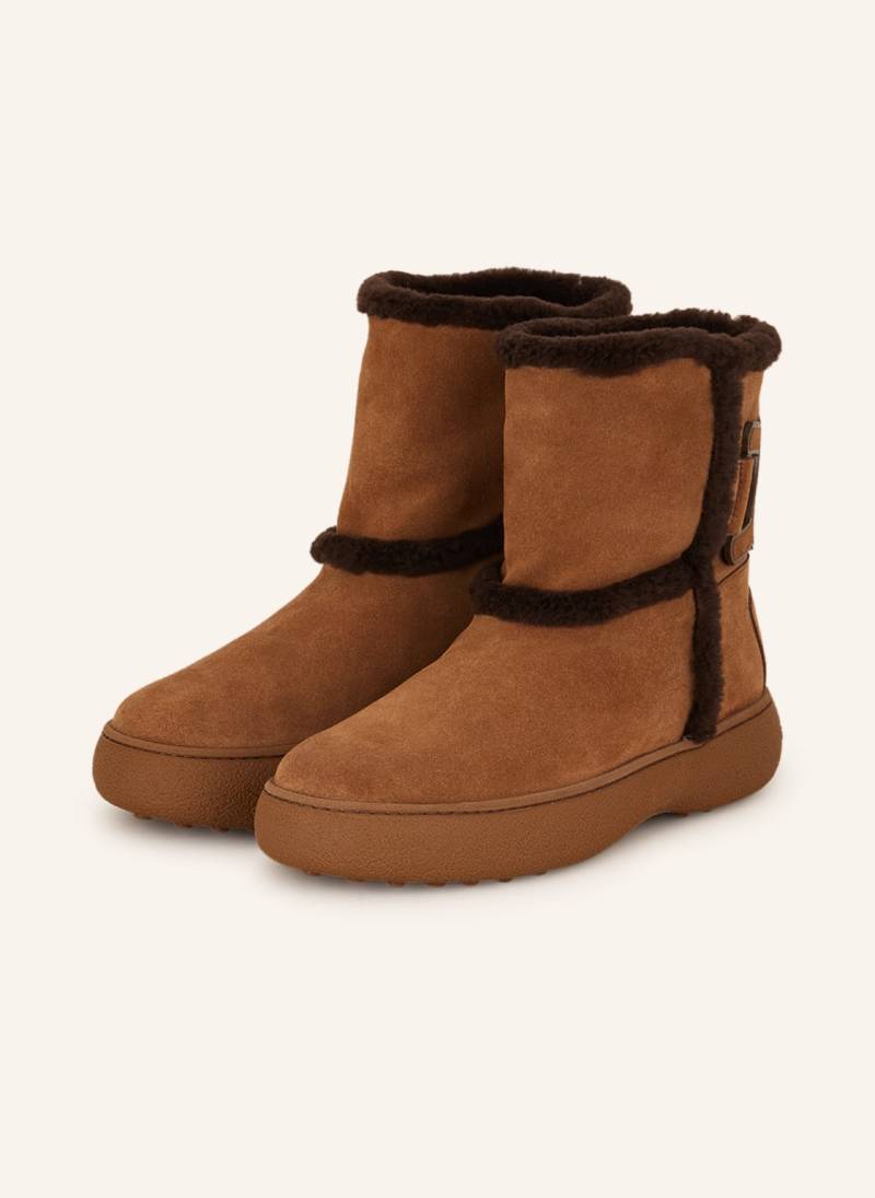 Tod's Plateau-Boots braun von TOD'S