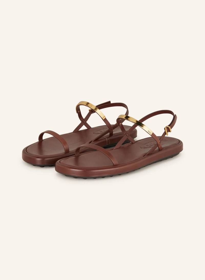 Tod's Sandalen Gomma braun von TOD'S