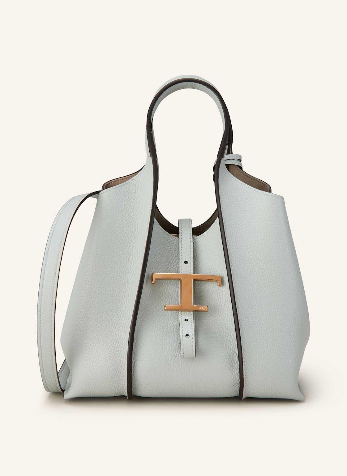 Tod's Shopper T Timeless Small Mit Pouch grau von TOD'S