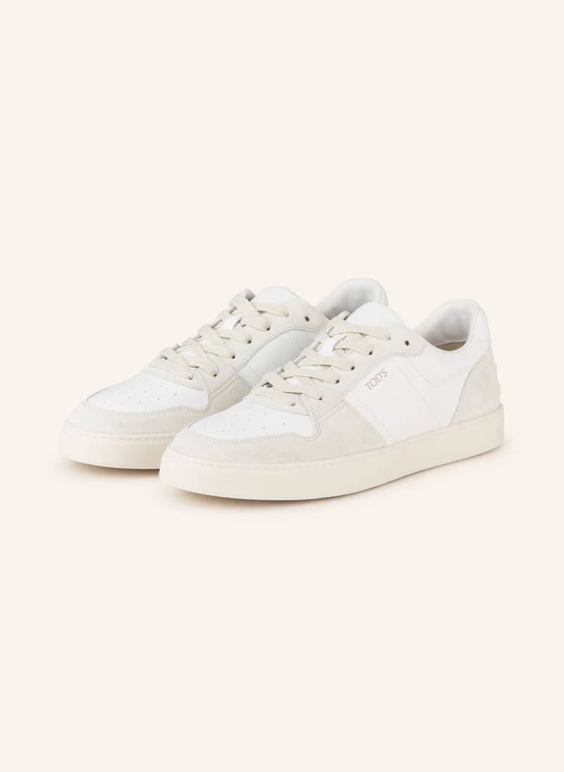 Tod's Sneaker Allacciata Cassetta weiss von TOD'S