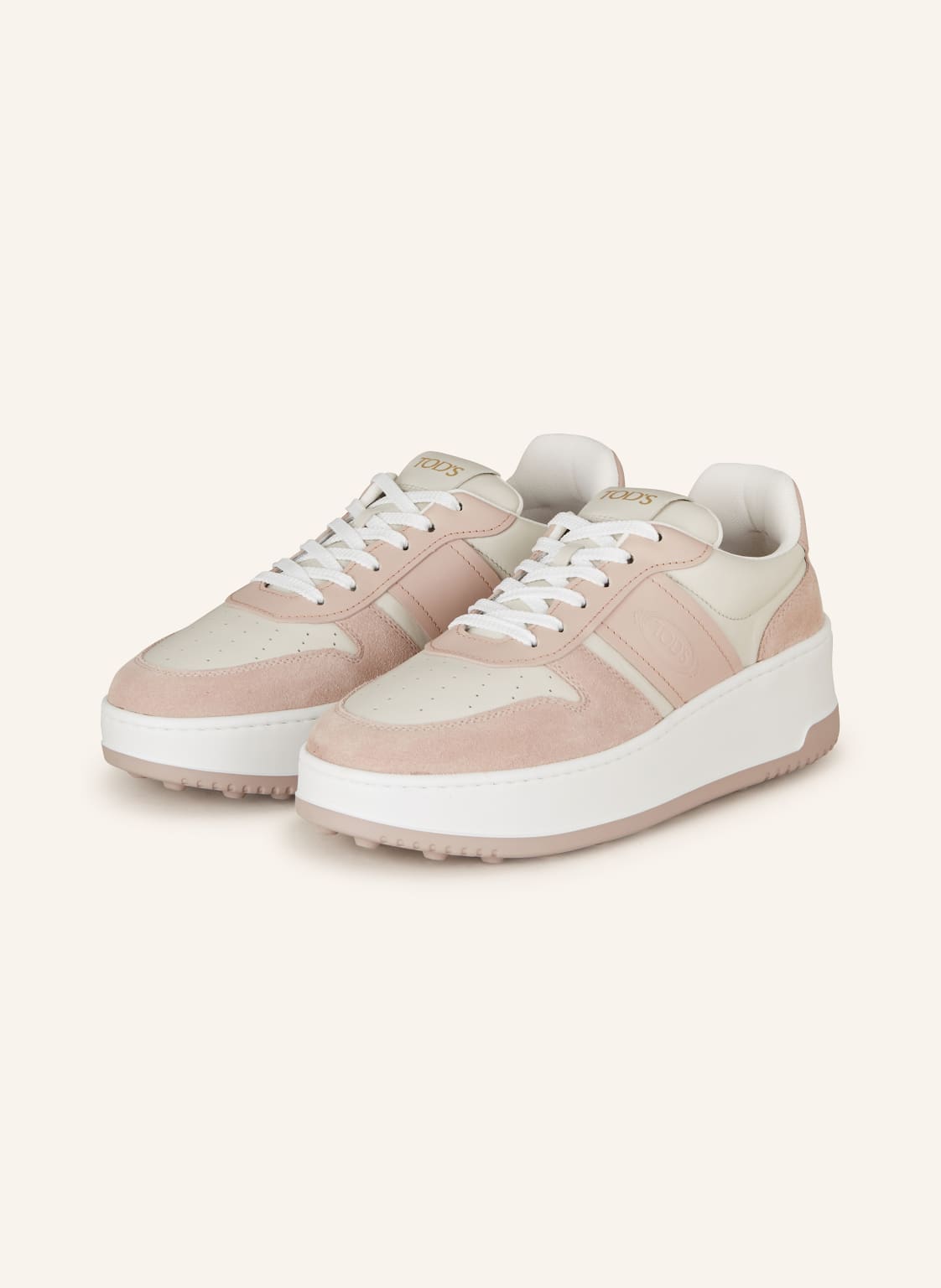 Tod's Sneaker Cassetta rosa von TOD'S