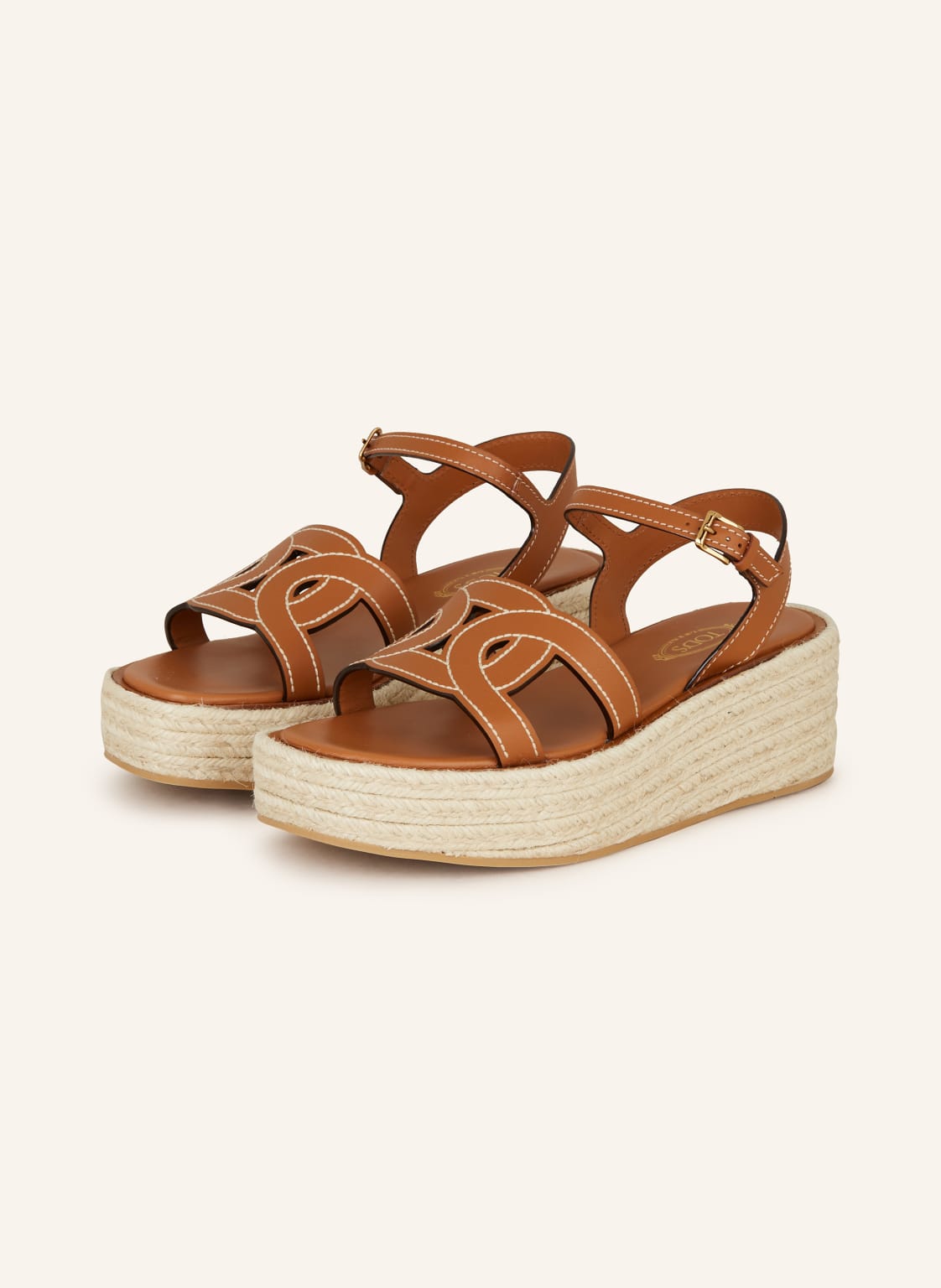 Tod's Wedges braun von TOD'S