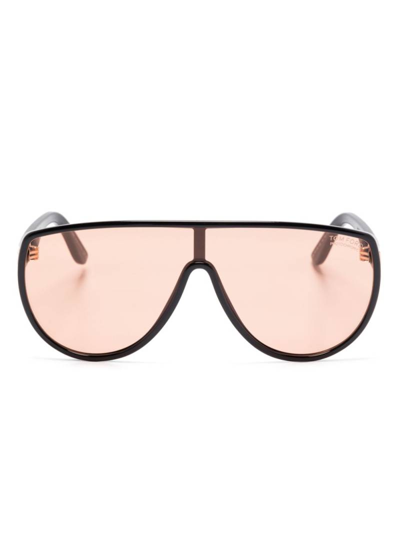 TOM FORD Eyewear Achilles sunglasses - Black von TOM FORD Eyewear