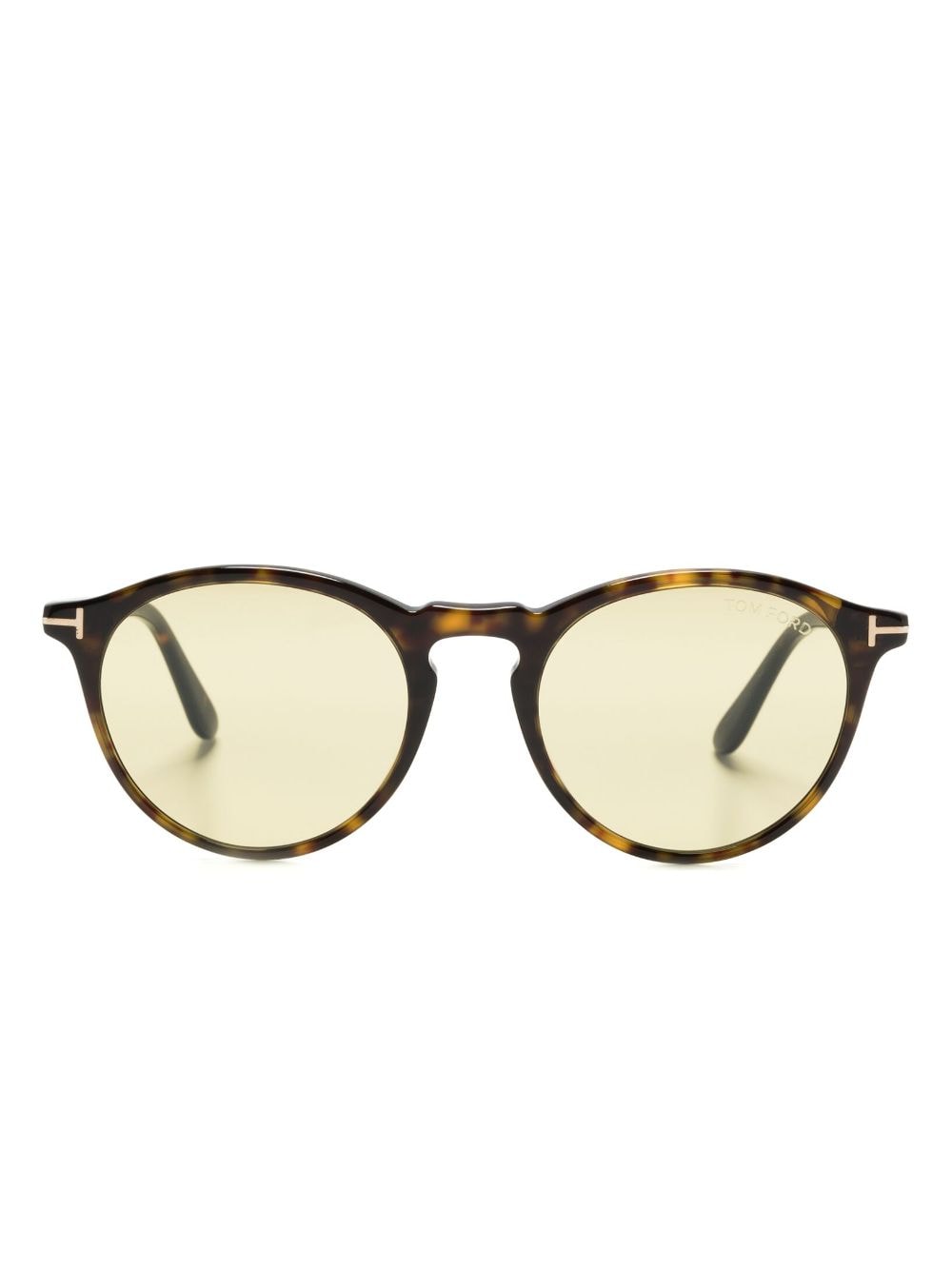TOM FORD Eyewear Arele tortoiseshell pantos-frame sunglasses - Brown von TOM FORD Eyewear