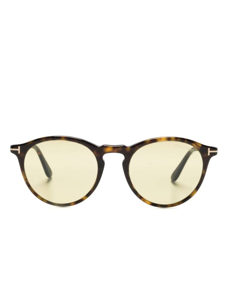 TOM FORD Eyewear Arele tortoiseshell pantos-frame sunglasses - Brown von TOM FORD Eyewear